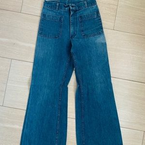 Flared vintage jeans